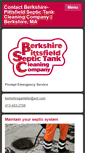 Mobile Screenshot of berkshirepittsfieldseptic.com